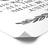 Zoek eerst het koninkrijk van God Art Print (Hoek)