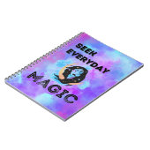 Zoek elke dag magisch - waterverf maanvrouw notitieboek (Linkerzijde)