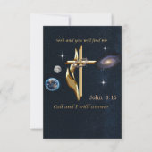 Zoek en je zult me vinden bedankkaart (Voorkant)