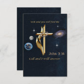 Zoek en je zult me vinden bedankkaart (Voorkant / Achterkant)