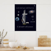 Zoek en je zult me vinden poster (Keuken)