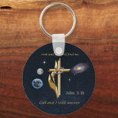 Zoek en je zult me vinden sleutelhanger (Voorkant)