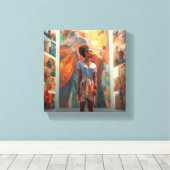 ZOEK EN JE ZULT VINDEN CANVAS AFDRUK (Insitu (Houten vloer))