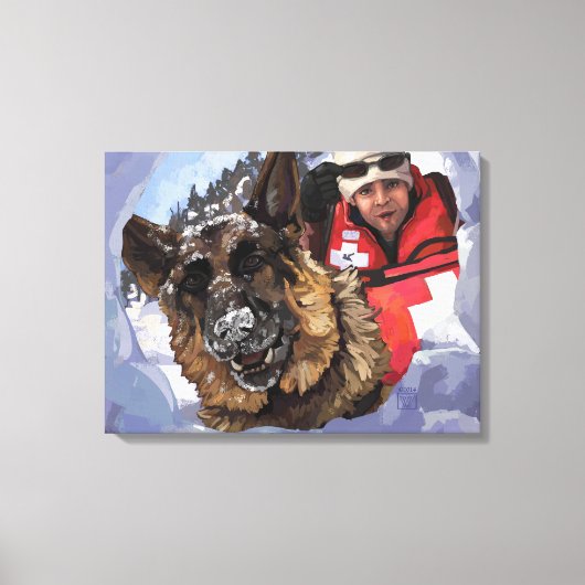 Zoek en Redding Canvas Afdruk (Voorkant)