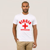 Zoek en redding van virgin t-shirt (Voorkant volledig)
