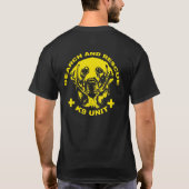 Zoek- en reddingseenheid K9 T-shirt (Achterkant)
