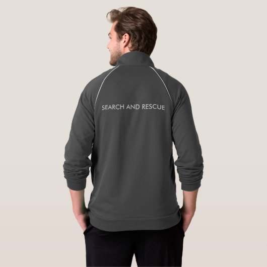 Zoek- en reddingsvesten hoodie (Achterkant volledig)