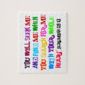 zoek en zoek me een tweekleurige versum legpuzzel (Verticaal)