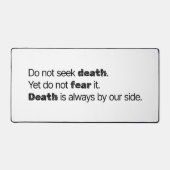 Zoek geen Death Desk Mat (Voorkant)