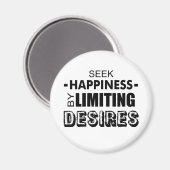 Zoek geluk door grenzen te stellen aan toewijding magneet (Voorkant / Achterkant)