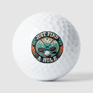 Zoek gewoon een gat Grappige uitspraken van de v Golfballen