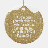 Zoek God Religieuze Feestdag  ⛪️ 🎄 Keramisch Ornament (Achterkant)