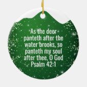 Zoek God Religieuze Feestdag ⛪️ 🎄 Keramisch Ornament (Achterkant)