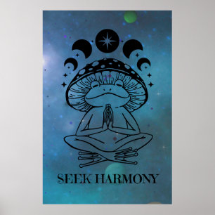 Zoek Harmony Yoga Kikker Poster