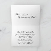 Zoek hem gevouwen kerst Kaart (Binnen)