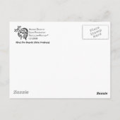 Zoek het Briefkaart Beauty Pink (Achterkant)