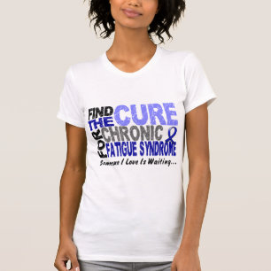 Zoek het Cure CFS Chronic Fatigue Syndrome T-shirt