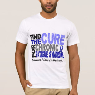 Zoek het Cure CFS Chronic Fatigue Syndrome T-shirt