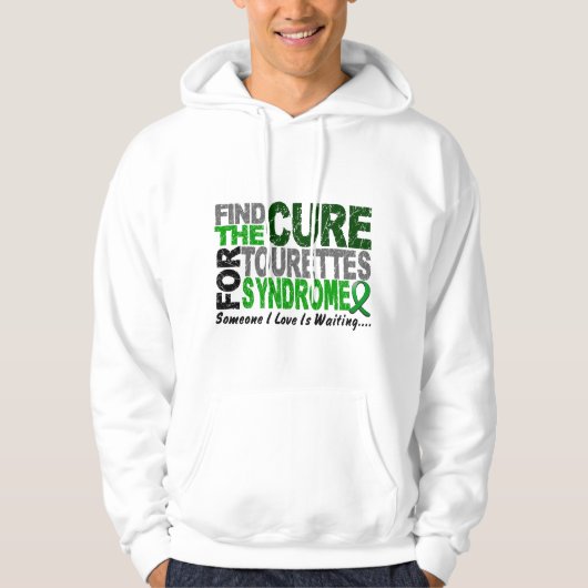 Zoek het Cure Tourette-syndroom Hoodie (Voorkant)