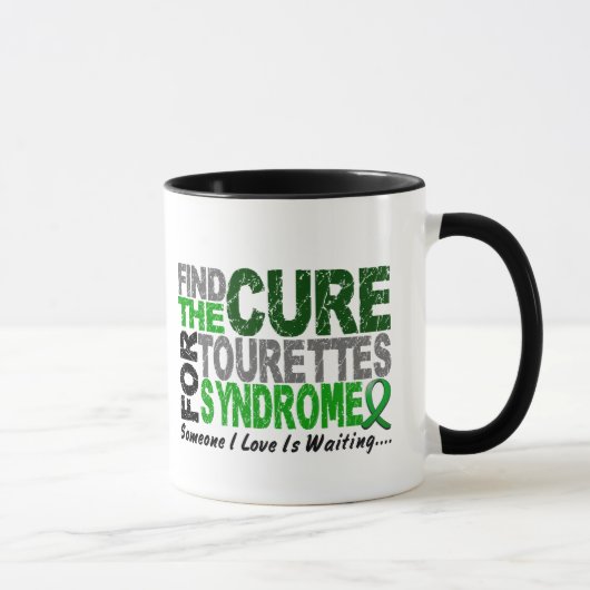 Zoek het Cure Tourette-syndroom Mok (Rechts)