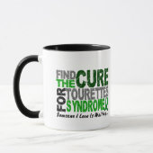 Zoek het Cure Tourette-syndroom Mok (Links)