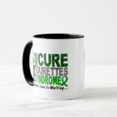 Zoek het Cure Tourette-syndroom Mok (Voorkant links)