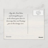 Zoek het eerste Koninkrijk van God, Matthew 6:33 O Briefkaart (Achterkant)