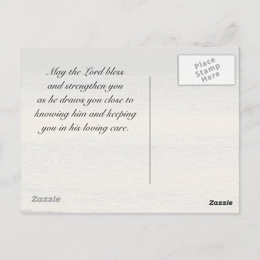 Zoek het eerste Koninkrijk van God, Matthew 6:33 O Briefkaart (Achterkant)