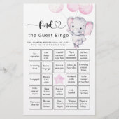 Zoek het ganzenmeisje van het gastbingo Elephant & (Voorkant)