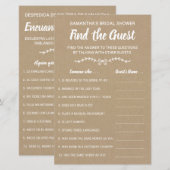 Zoek het gastenengels spaanse vrijgezellenfeest sp (Voorkant / Achterkant)