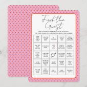 Zoek het gastenspel feestdagenkaart (Voorkant / Achterkant)