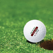 zoek het gat gepersonaliseerd golfballen