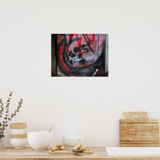 Zoek het gezicht poster (Keuken)