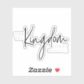 Zoek het koninkrijk eerst Christelijk Sticker (Vel)