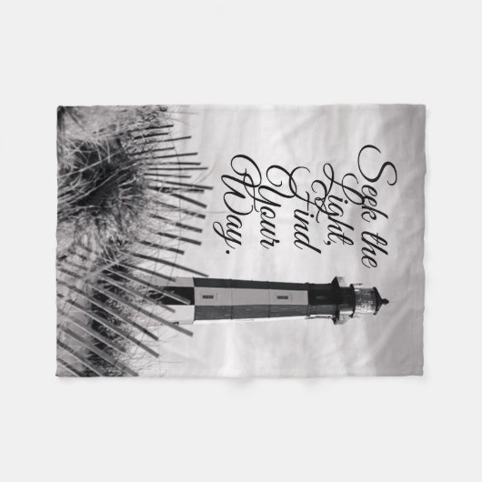 Zoek het licht fleece deken (Voorkant (Horizontaal))