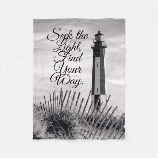 Zoek het licht fleece deken (Voorkant)