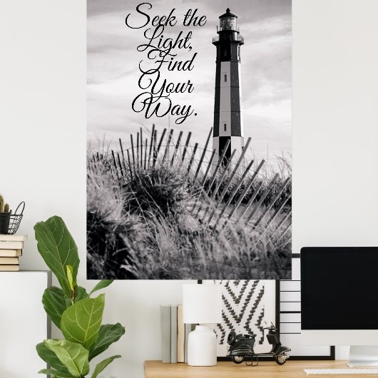 Zoek het licht poster (Thuiskantoor)