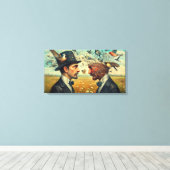 Zoek het nieuwe nest canvas afdruk (Insitu (Houten vloer))