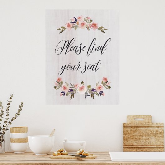 Zoek het poster voor het stoelteken (Keuken)