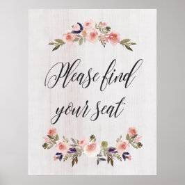 Zoek het poster voor het stoelteken