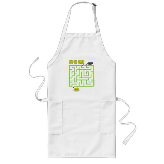 Zoek het Schort van de Kaas Mouse Maze Game (Voorkant)