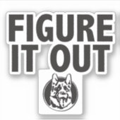 Zoek het uit - Letterkenny Sticker (Voorkant)