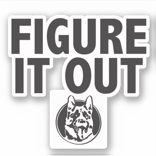 Zoek het uit - Letterkenny Sticker (Voorkant)