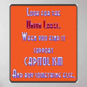 Zoek het Unielabel Poster