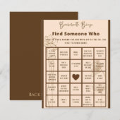 Zoek iemand die Bachelorette Party Game Informatiekaartje (Voorkant / Achterkant)