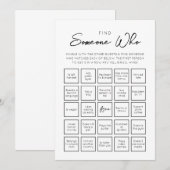 Zoek iemand die gasten Bingo spel Kaart (Voorkant / Achterkant)