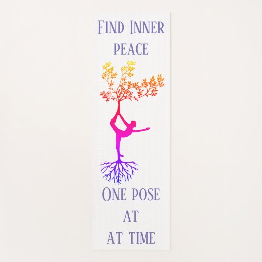 Zoek in de binnenstad de Yoga Mat (Voorkant)