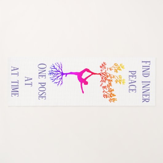 Zoek in de binnenstad de Yoga Mat (Voorkant (horizontaal))