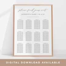 Zoek je bruiloft-sessieschema op het zitvlak