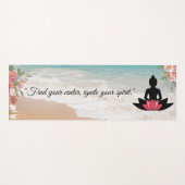 "Zoek je centrum, ontsteek je geest." YOGA LIEFHEB Yogamat (Voorkant (horizontaal))